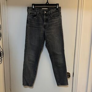 Levi's Women's Straight Leg Jeans - Dark Gray